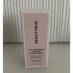 NIB BeautyBio The Zenbubble Bi-Phase Toner Serum 1.7 OZ $49